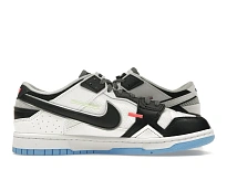 Фото № 3 с приближением к товару «‎Nike Dunk Low Scrap Black Neutral Grey University Blue White»