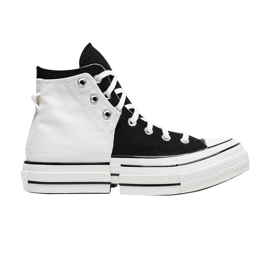 Фото № 1 с приближением к товару «‎Feng Chen Wang x Converse Chuck 70 2-in-1 High Ivory Black»