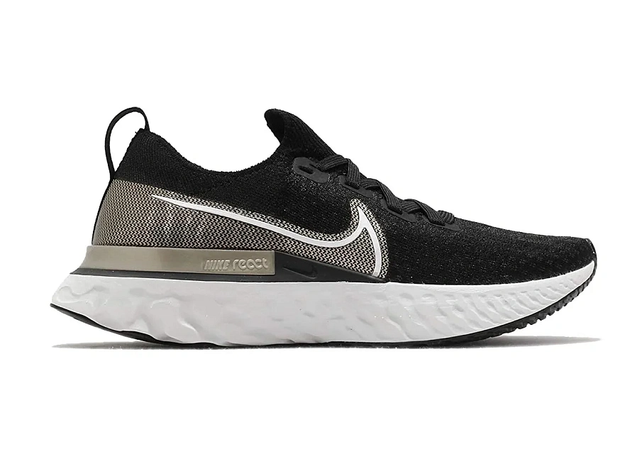 Фото № 1 с приближением к товару «‎Nike React Infinity Run Flyknit Metallic Gold Silk »