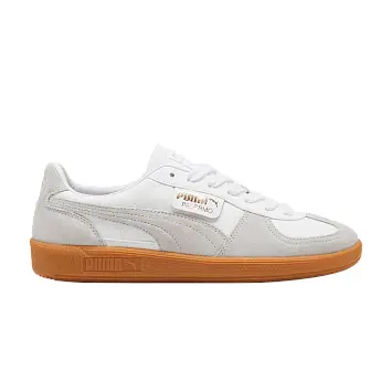 Puma Palermo Leather White Glacial Grey Gum - 1