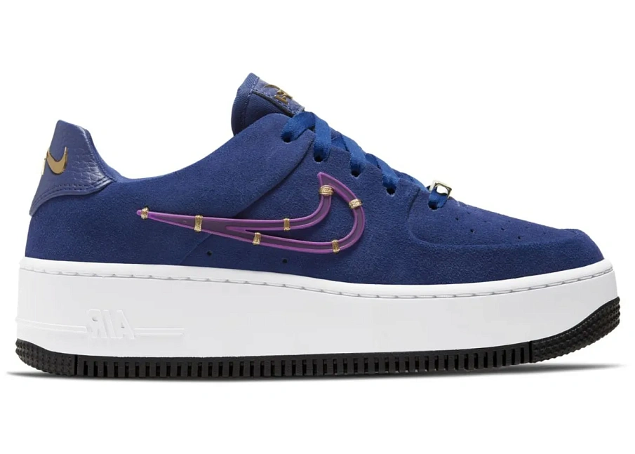 Фото № 1 с приближением к товару «‎Nike Air Force 1 Sage Low LX Deep Royal Blue »