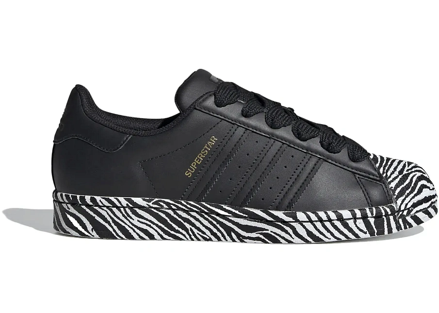 Фото № 1 с приближением к товару «‎adidas Superstar Zebra Print »