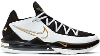 Фото № 1 с приближением к товару «‎Nike LeBron 17 Low White Metallic Gold»