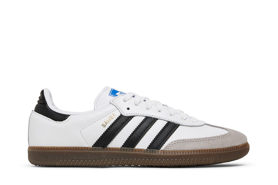 Фото № 2 с приближением к товару «‎adidas Samba OG White Black Gum»