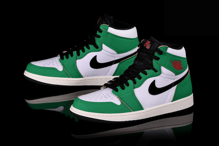 Фото № 2 с приближением к товару «‎Air Jordan 1 Retro High "Lucky Green»