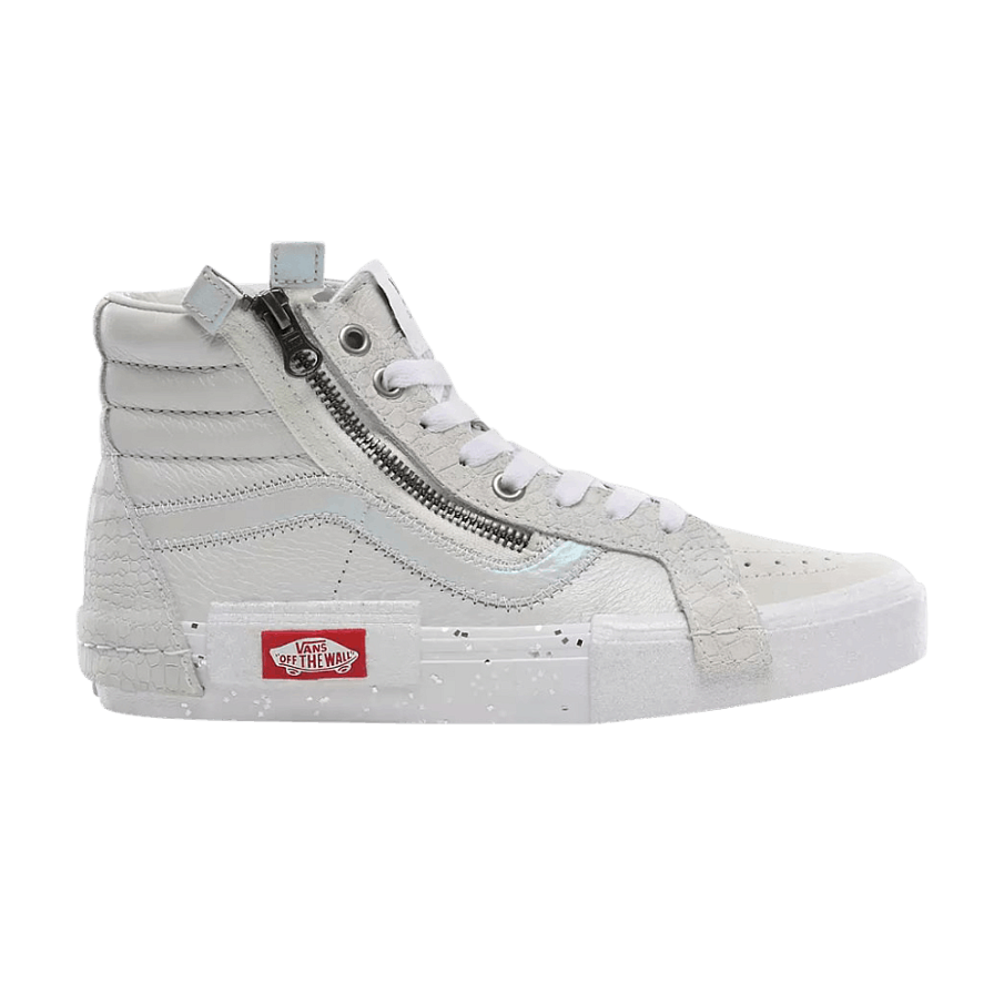 Фото № 1 с приближением к товару «‎Vans Sk8-Hi Reissue CAP Glitter Mix - White»
