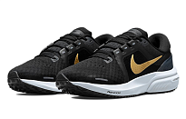 Фото № 3 с приближением к товару «‎Nike Wmns Air Zoom Vomero 16 Low-Top Running Shoes BlackWhiteGold»