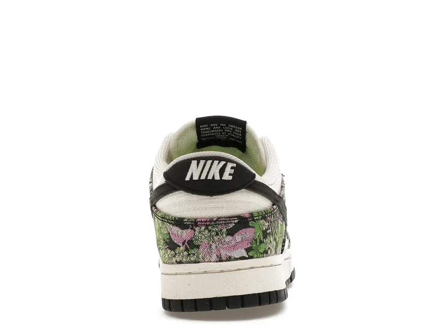 Фото № 4 с приближением к товару «‎Nike Dunk Low Floral Tapestry »