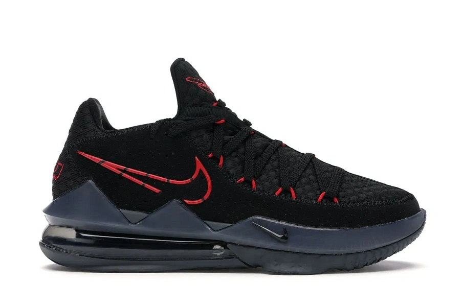 Фото № 1 с приближением к товару «‎Nike LeBron 17 Low Black Red Dark Grey»