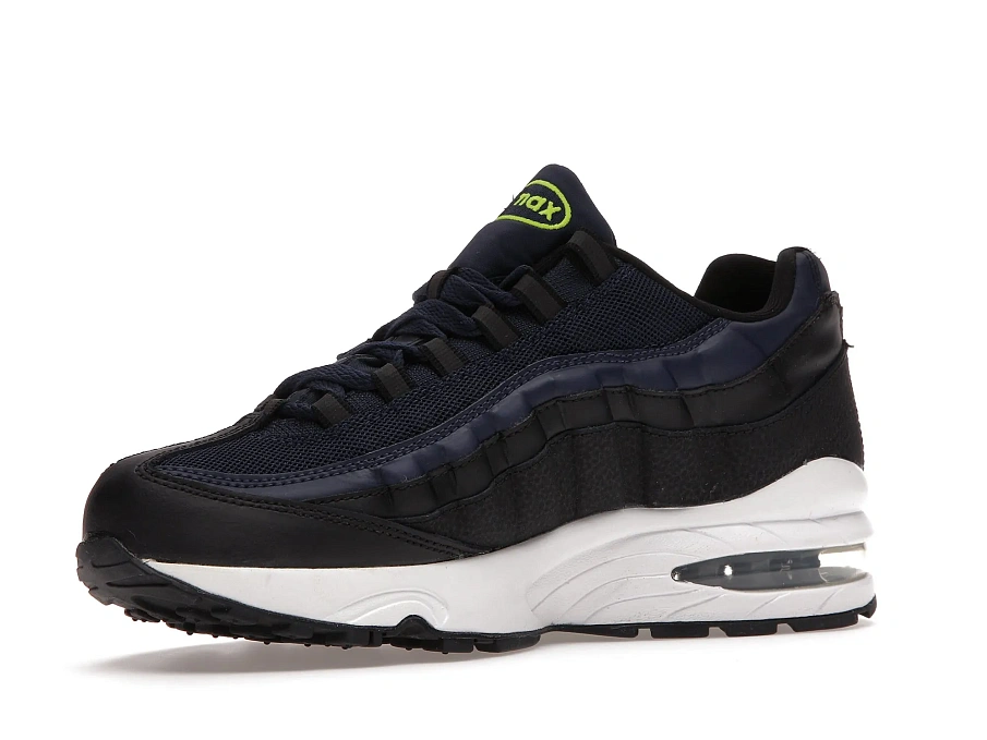 Фото № 3 с приближением к товару «‎Nike Air Max 95 Black Midnight Navy »