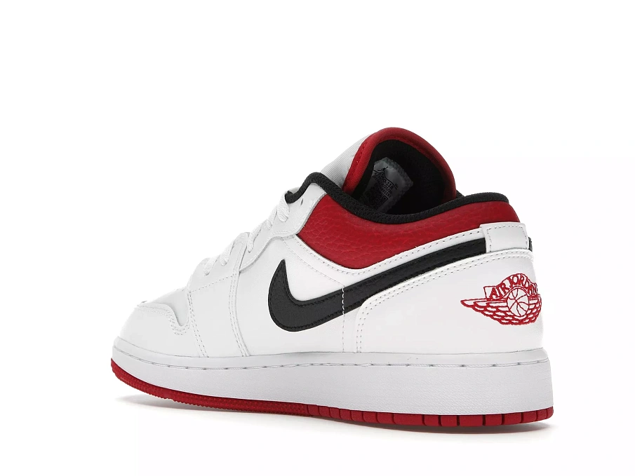 Фото № 5 с приближением к товару «‎Jordan 1 Low White Gym Red »