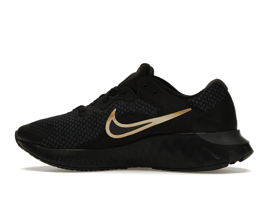 Фото № 6 с приближением к товару «‎Nike Renew Run 2 Black Metallic Gold»