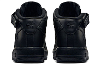 Фото № 4 с приближением к товару «‎Nike Air Force 1 Mid Gs 'Black'»