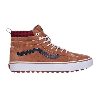 Vans Sk8-Hi MTE-1 Plaid Brown - 1