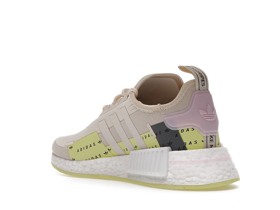 Фото № 5 с приближением к товару «‎adidas NMD R1 Wonder White Pulse Yellow Pink »