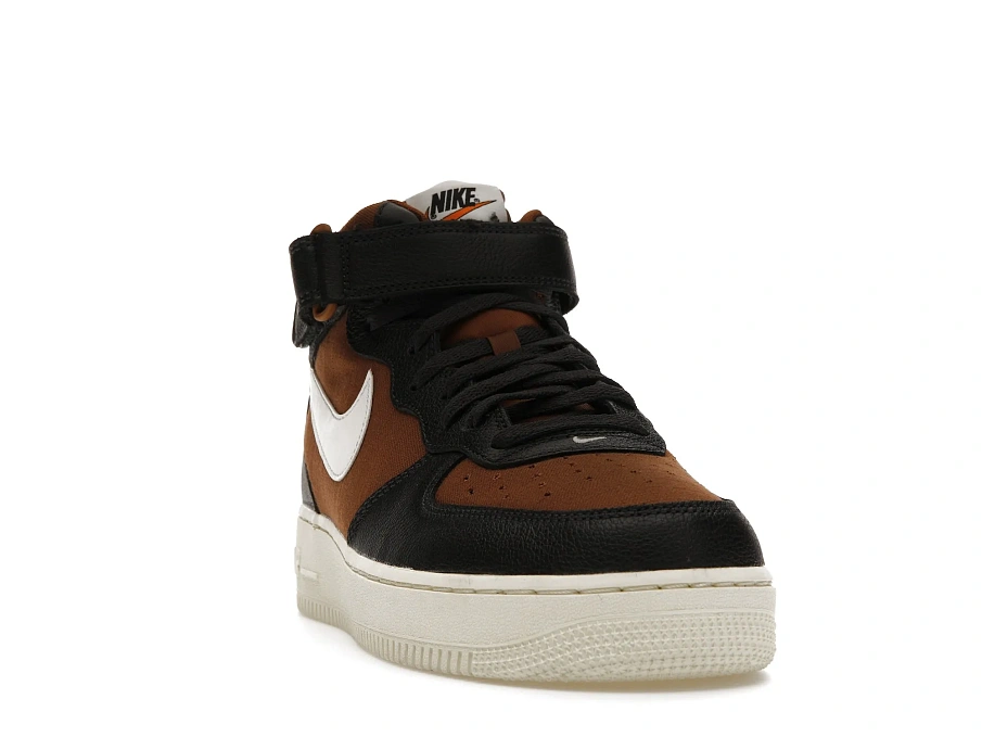 Фото № 3 с приближением к товару «‎Nike Air Force 1 Mid 07 Vintage Off-Noir Pecan»