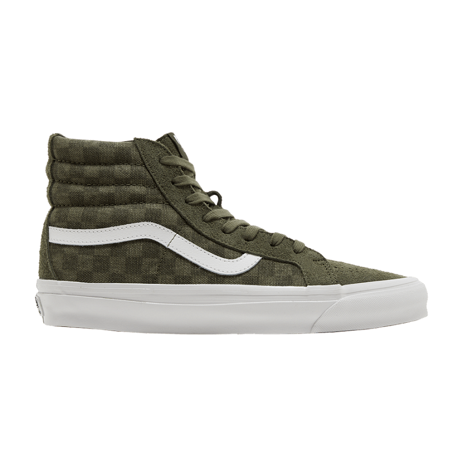 Фото № 1 с приближением к товару «‎Vans OG Sk8-Hi LX Checkerboard - Grape Leaf»
