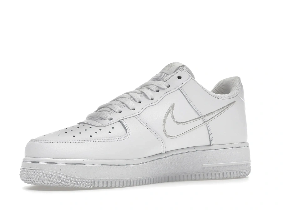 Фото № 2 с приближением к товару «‎Nike Air Force 1 Low Multi-Swoosh White Yellow»