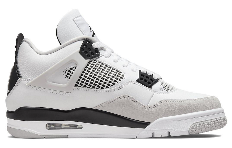 Фото № 2 с приближением к товару «‎Nike Air Jordan 4 Vintage basketball shoes Military Black»