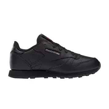 Reebok Classic Leather Little Kid Triple Black - 1