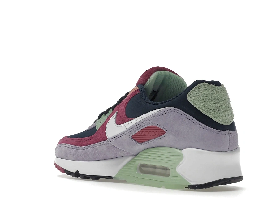 Фото № 6 с приближением к товару «‎Nike Air Max 90 NRG Light Bordeaux Armory Navy»