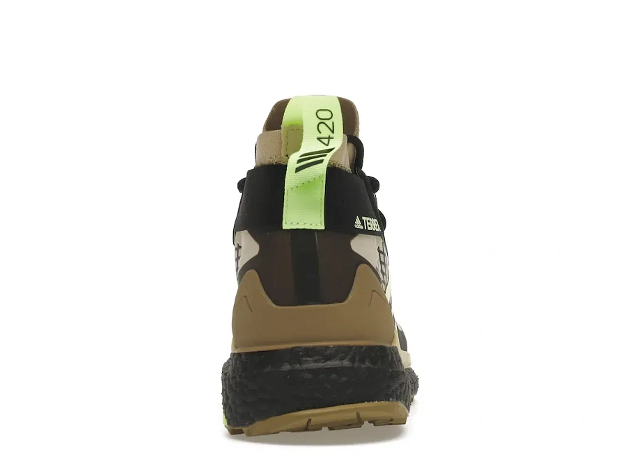 Фото № 4 с приближением к товару «‎adidas Terrex Free Hiker Gore-Tex Savanna Hi-Res Yellow»