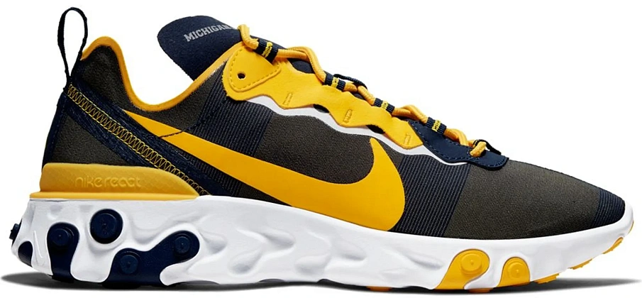 Фото № 1 с приближением к товару «‎Nike React Element 55 Michigan»