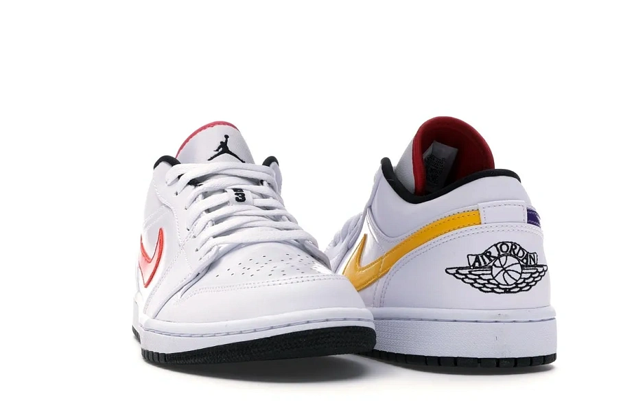 Фото № 3 с приближением к товару «‎Jordan 1 Low White Multi-Color»