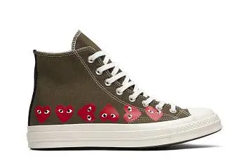 Comme des Garçons Play x Converse Chuck 70 Hi Top Multi Heart - 2