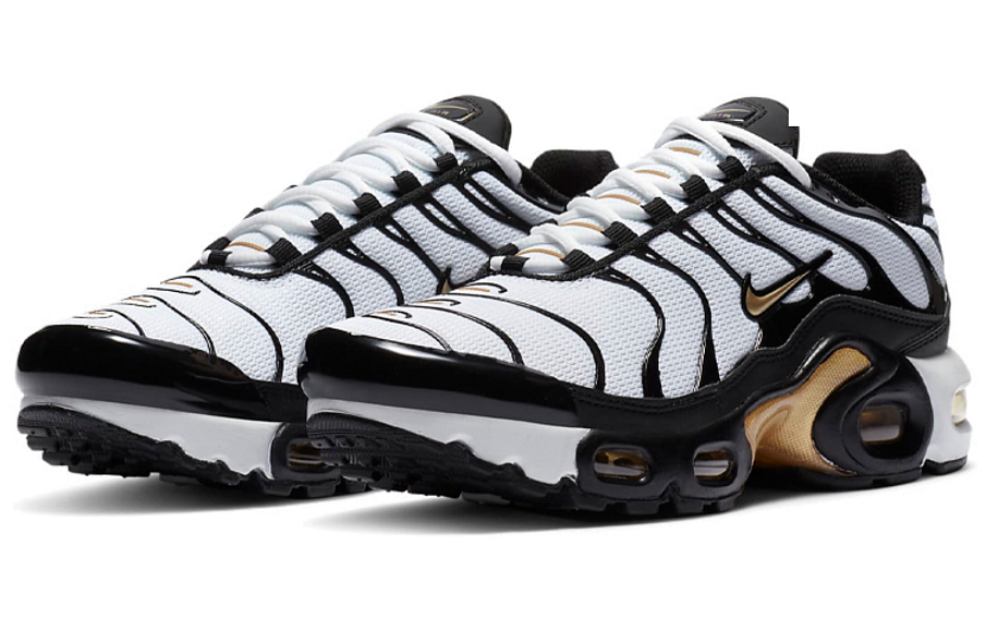Фото № 3 с приближением к товару «‎Nike Air Max Plus (GS) BlackWhiteGold»