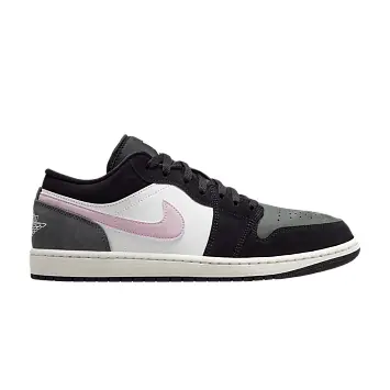 Air Jordan 1 Low SE Black Iced Carmine Iron Grey - 1