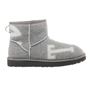 Telfar x UGG Fleece Mini Boot Heather Grey