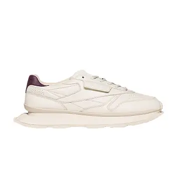 Reebok Classic Leather LTD Garment Off White Dark Purple - 1