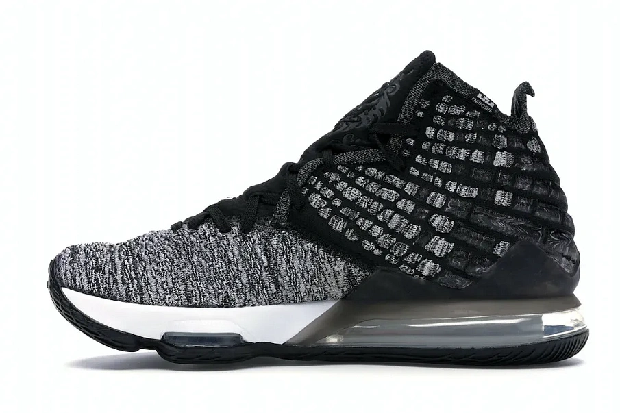 Фото № 3 с приближением к товару «‎Nike LeBron 17 Black White»