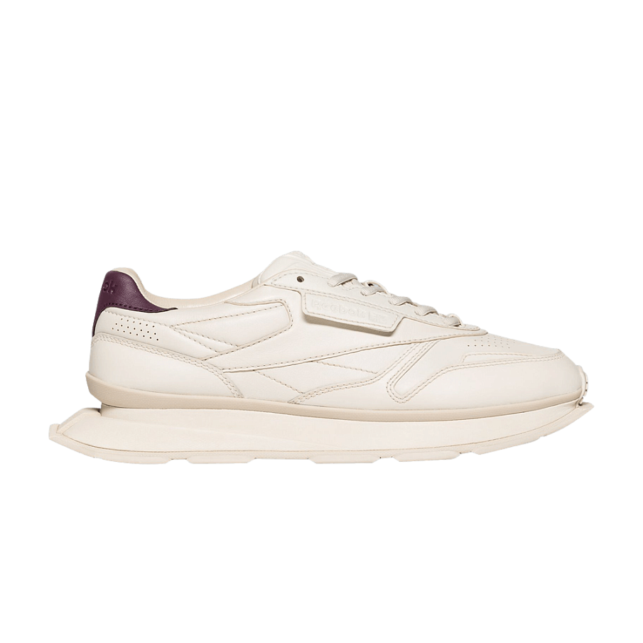 Фото № 1 с приближением к товару «‎Reebok Classic Leather LTD Garment Off White Dark Purple»