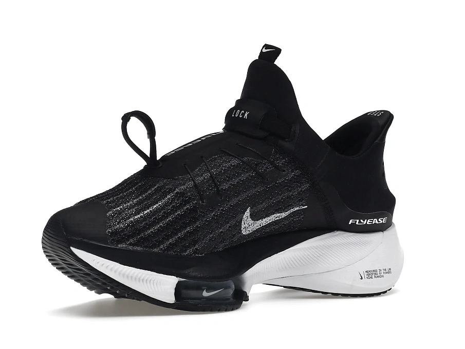 Фото № 4 с приближением к товару «‎Nike Air Zoom Tempo Next% FlyEase Black White Black White»