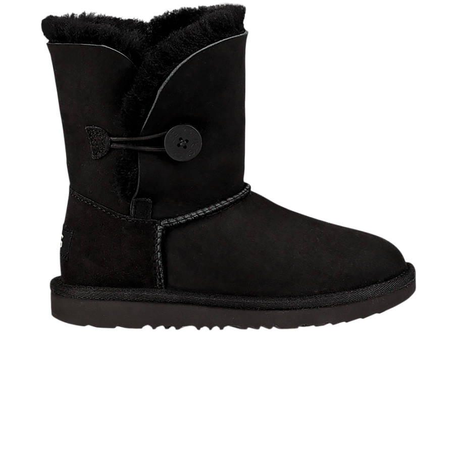 Фото № 1 с приближением к товару «‎UGG Bailey Button 2 Boot Kids Black»