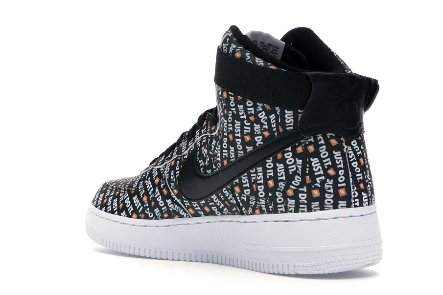 Фото № 5 с приближением к товару «‎Nike Air Force 1 High Just Do It Pack Black»