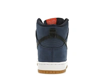 Фото № 4 с приближением к товару «‎Nike SB Dunk High Orange Label Midnight Navy»