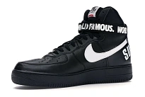 Фото № 2 с приближением к товару «‎Nike Air Force 1 High Supreme World Famous Black»
