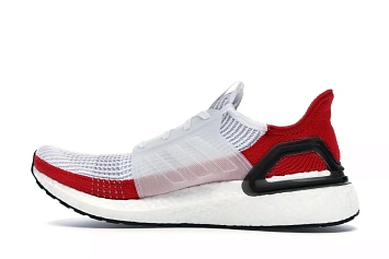 adidas Ultra Boost 19 White Scarlet - 3