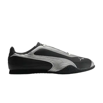 Puma Women's Bella V2 Leather Black Aged Silver - 1