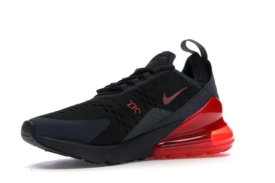 Фото № 2 с приближением к товару «‎Nike Air Max 270 Safari Off Noir Habanero Red»