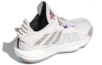 adidas Dame 6 Gca - Playoff Pack Grey OneGrey ThreeBright Cyan - 3