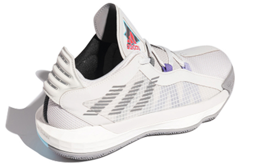 Фото № 3 с приближением к товару «‎adidas Dame 6 Gca - Playoff Pack Grey OneGrey ThreeBright Cyan»