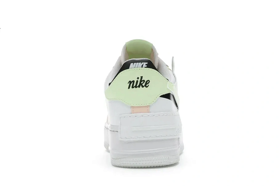 Фото № 4 с приближением к товару «‎Nike Air Force 1 Low Shadow Summit White Barely Volt Crimson Tint »