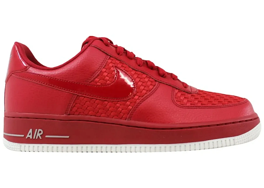 Фото № 1 с приближением к товару «‎Nike Air Force 1 Low '07 LV8 Woven Gym Red White Chrome»