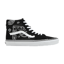 Фото № 1 с приближением к товару «‎Vans Sk8-Hi Peace Paisley - Black»