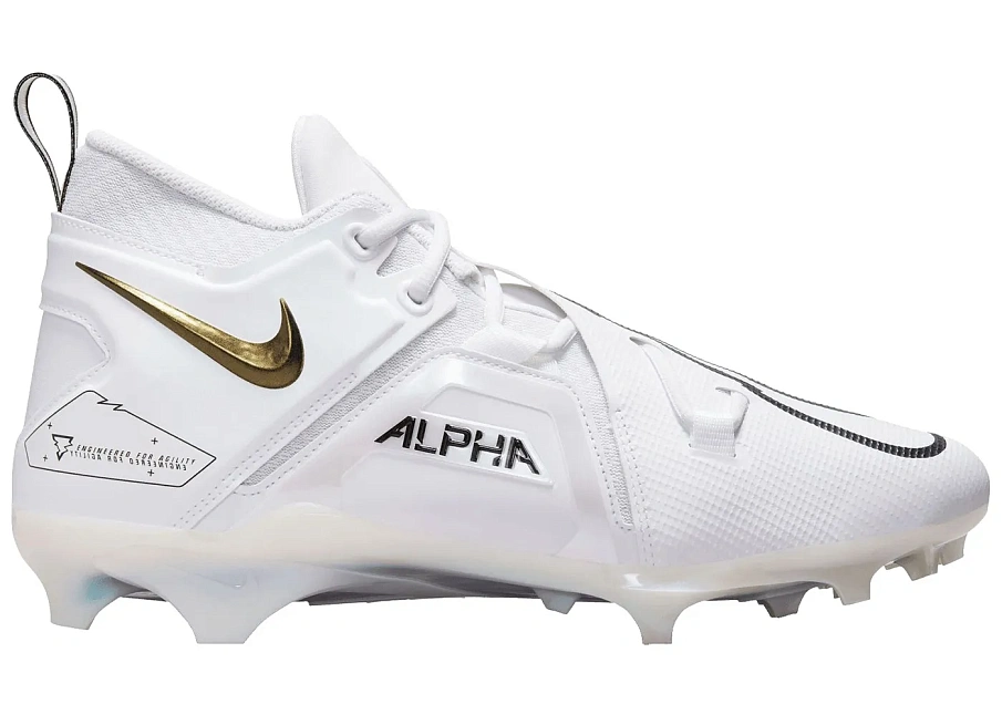 Фото № 1 с приближением к товару «‎Nike Alpha Menace Pro 3 White Gold»