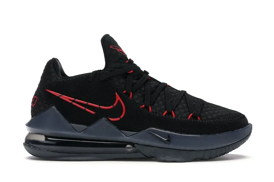 Фото № 1 с приближением к товару «‎Nike LeBron 17 Low Black Red Dark Grey»